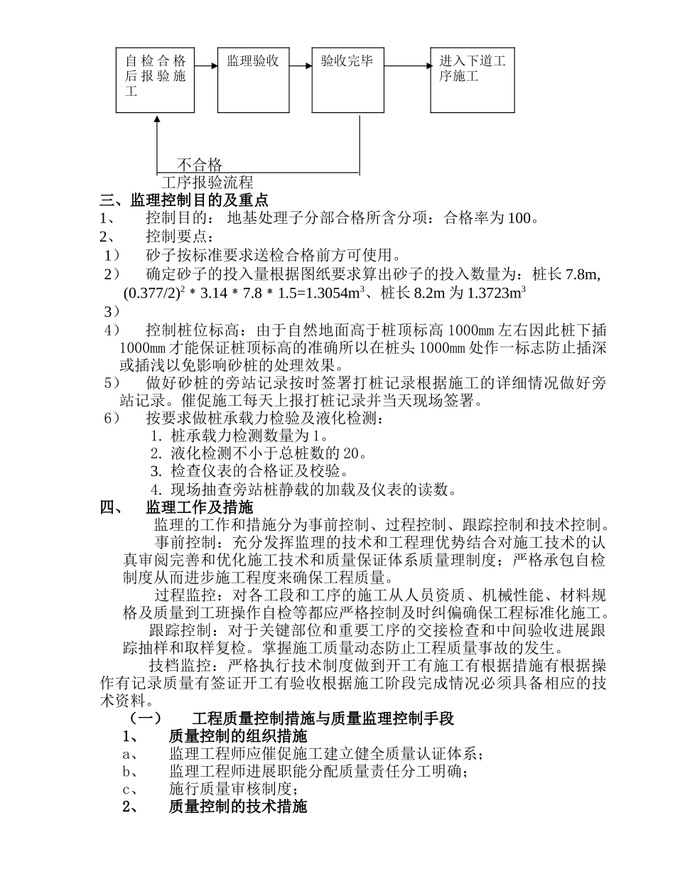 项王小区金枫园#—#楼工程监理实施细则（地基处理子分部工程）_第3页