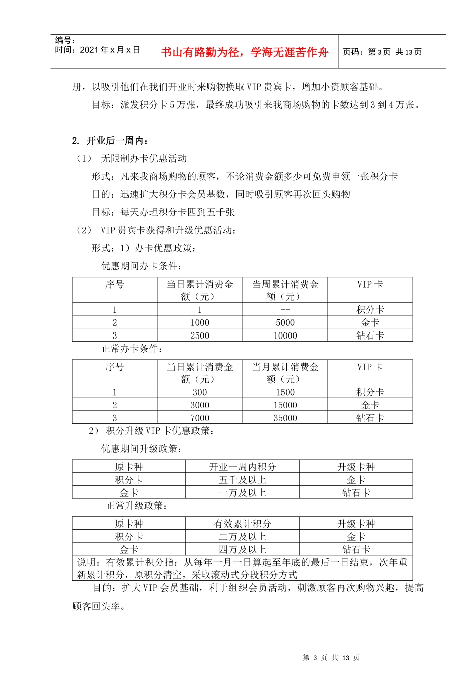 南京八佰伴开前前会员营销工作策略_第3页