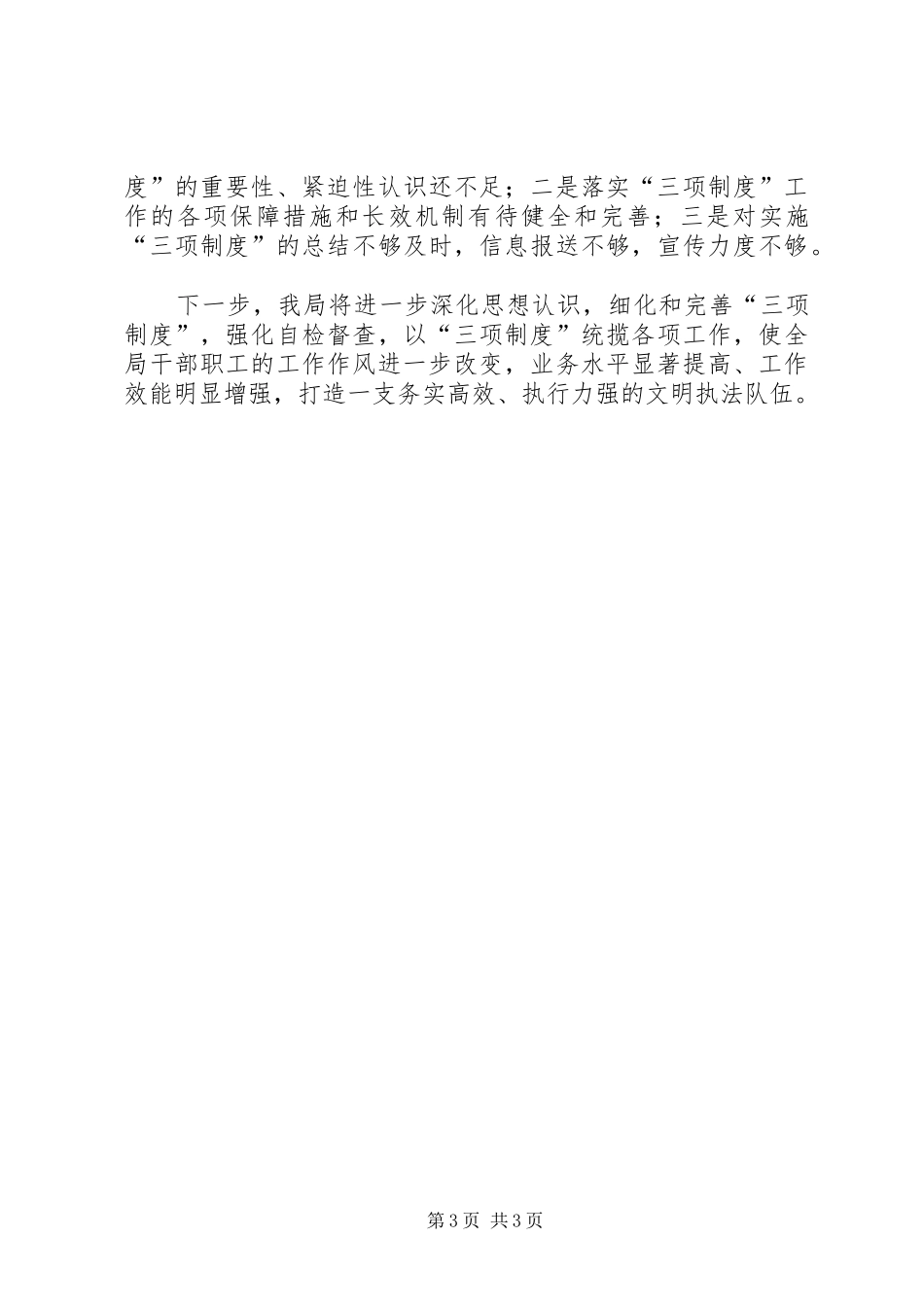 审计局贯彻落实三项制度工作总结_第3页