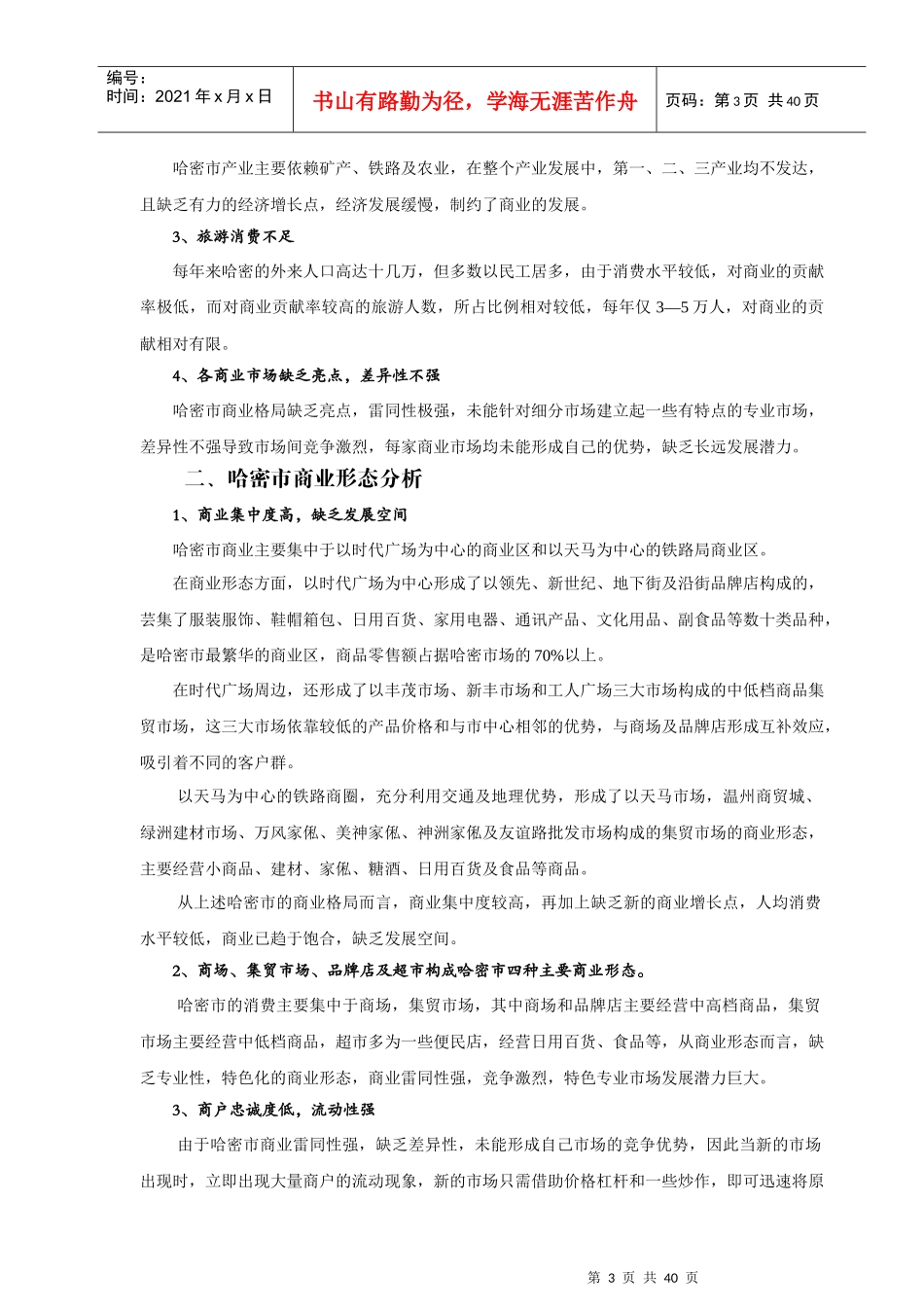 大十字商业街房地产整合营销推广方案_第3页