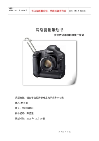 市场营销策划书案例