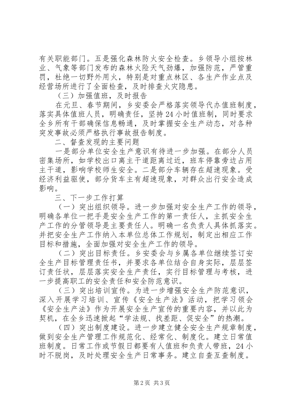 市安监所春节检查工作小结_第2页