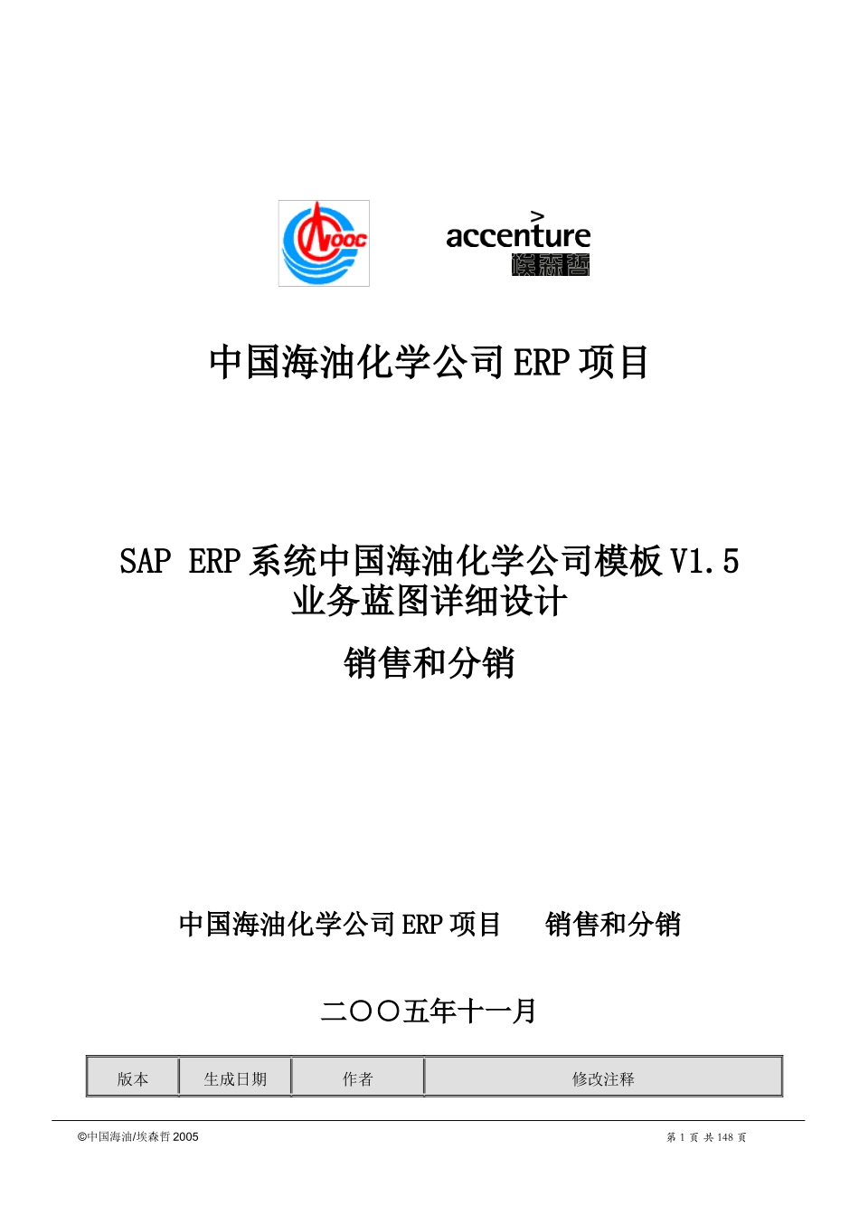 化学公司模板蓝图设计销售和分销管理_第1页