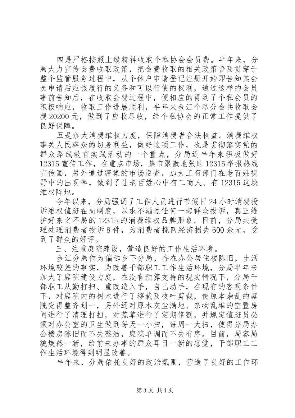 市场监管分局上半年工作总结_第3页