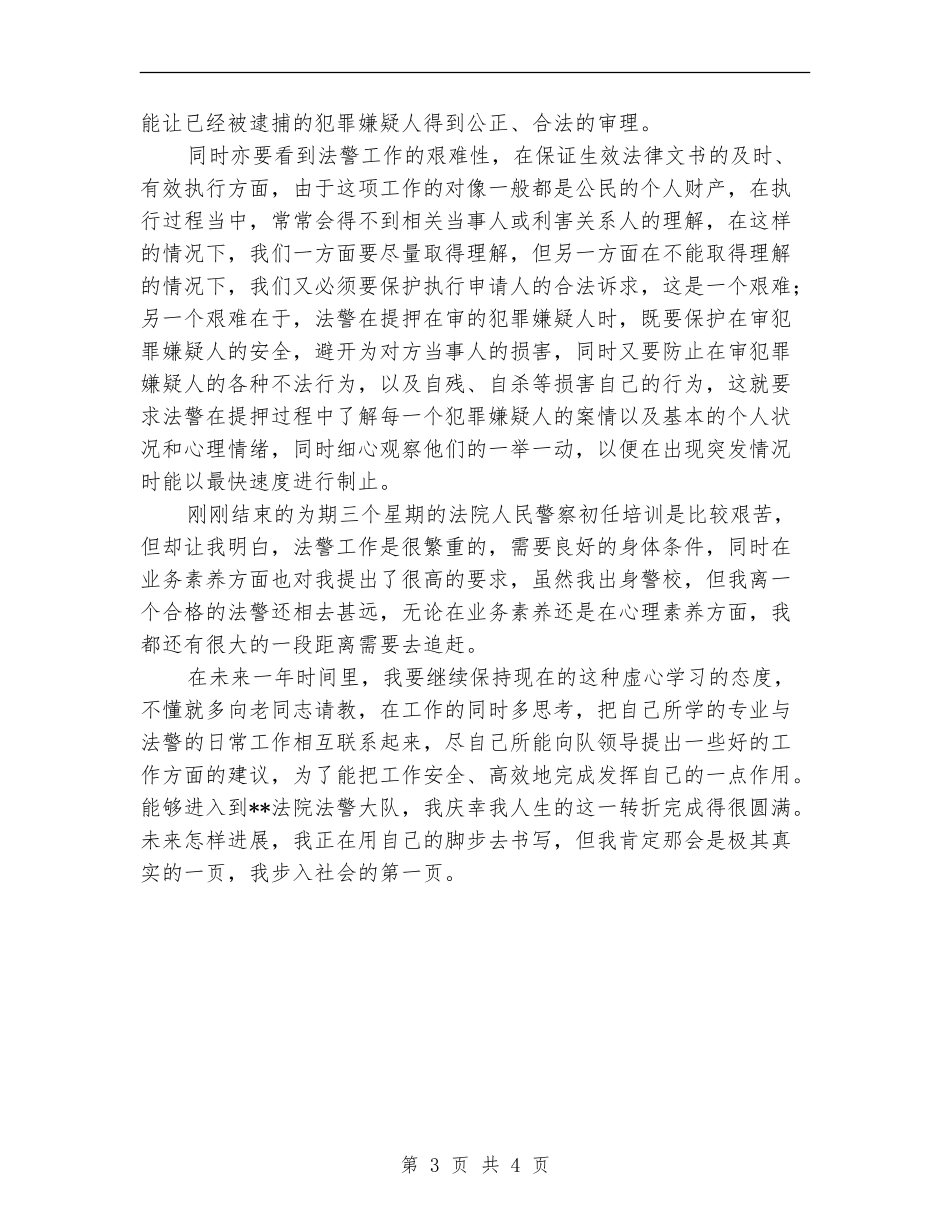 法警2024年个人工作总结_第3页