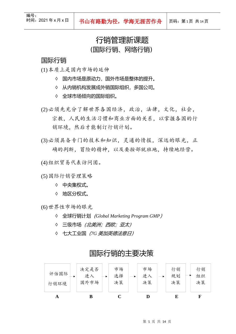 【管理类】行销管理讲义(12)_第1页