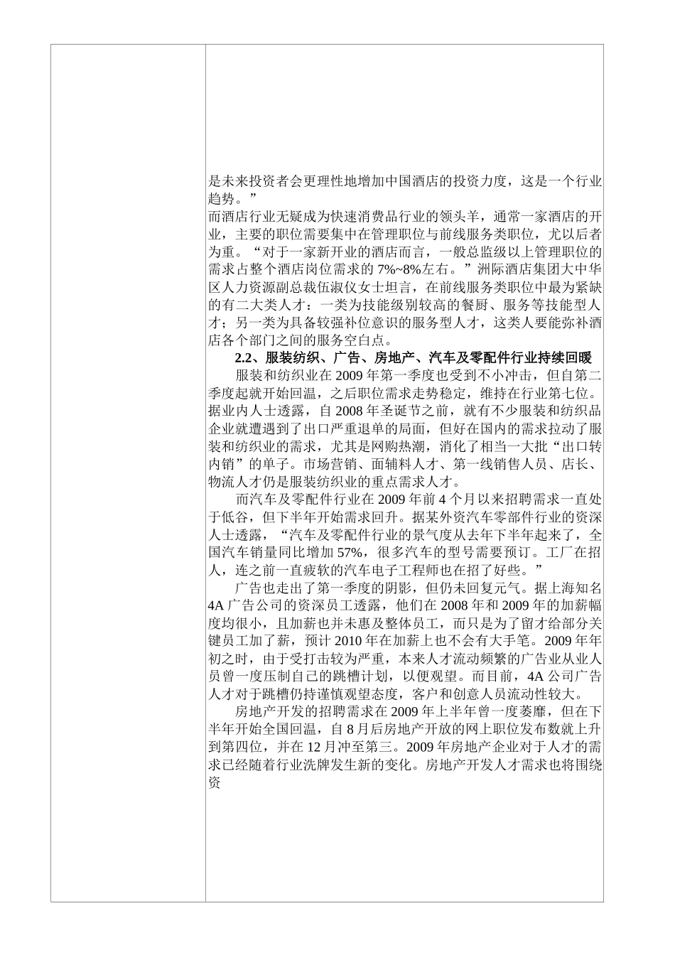 业务管理及管理知识报告计划_第3页