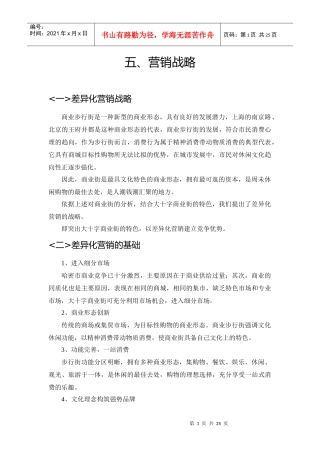 大十子商业街整合营销推广方案下