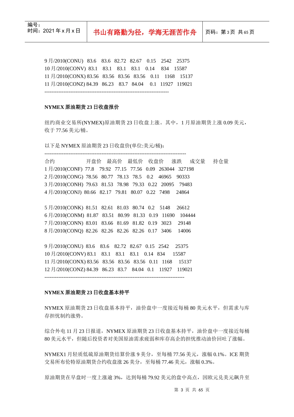原油价格行情-全国工商联石油业商会-首页_第3页