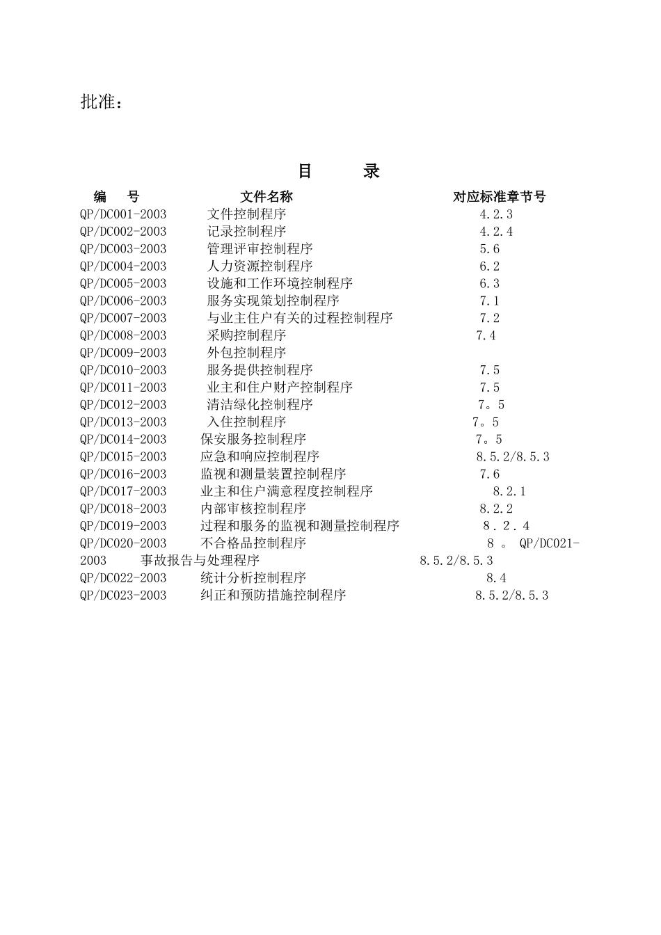 新星物业管理公司程序文件_第2页