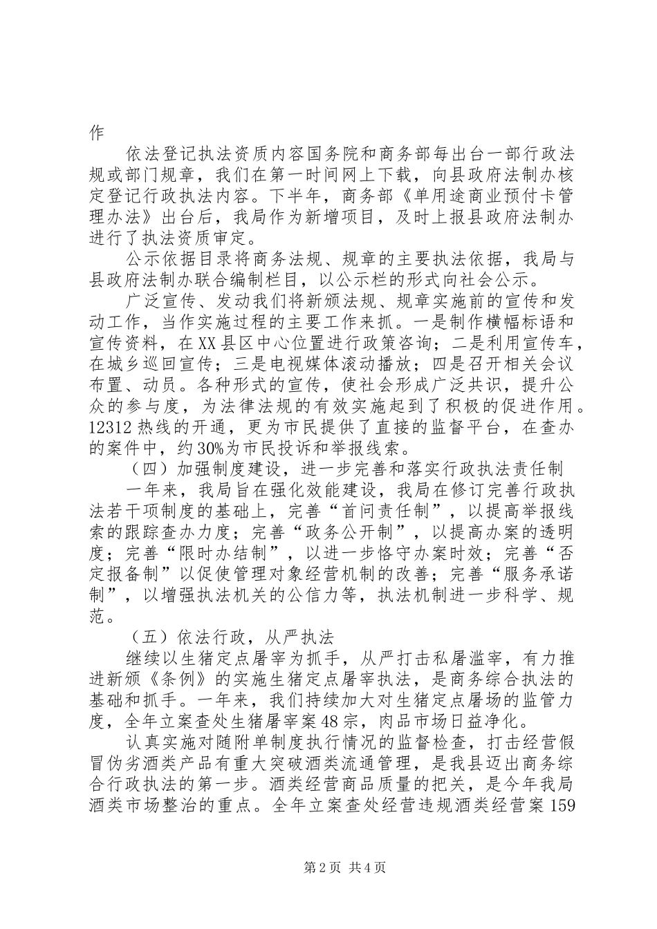 商务局执法年度汇总_第2页