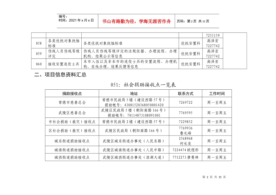 常德市民政局“百件实事网上办”服务事项信息资料_第2页