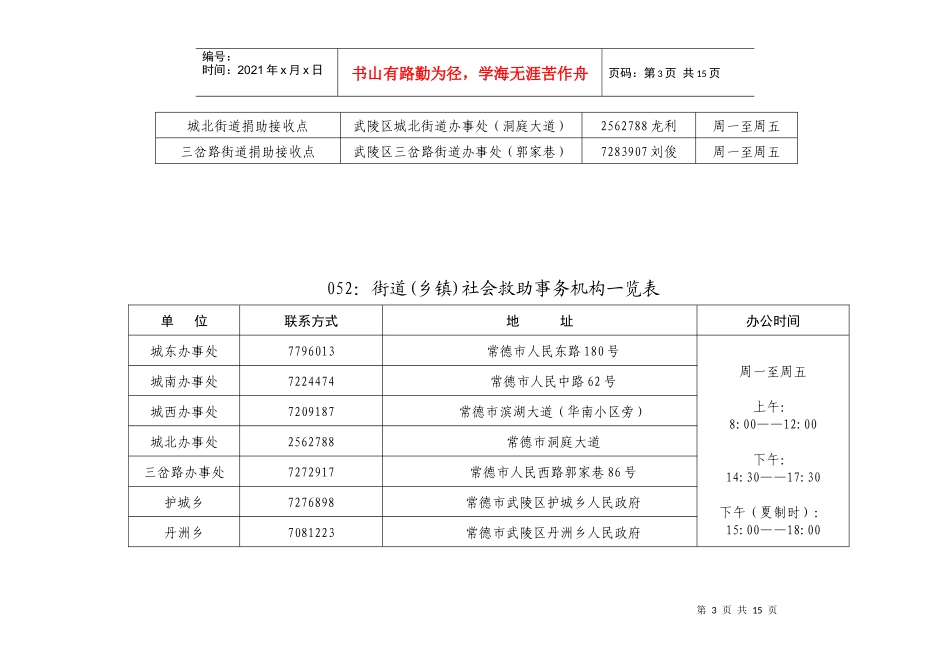 常德市民政局“百件实事网上办”服务事项信息资料_第3页
