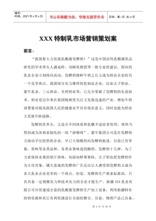 aad_0612_特制乳市场营销策划案1