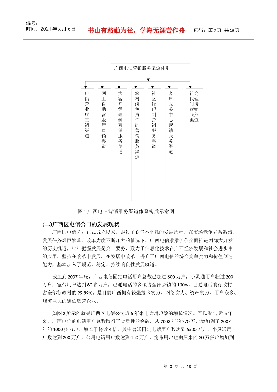 广西电信营销渠道策略调研报告样本_第3页