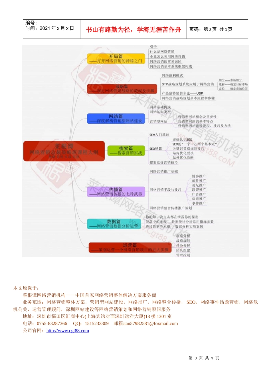 企业如何制定网络营销策略大纲_第3页