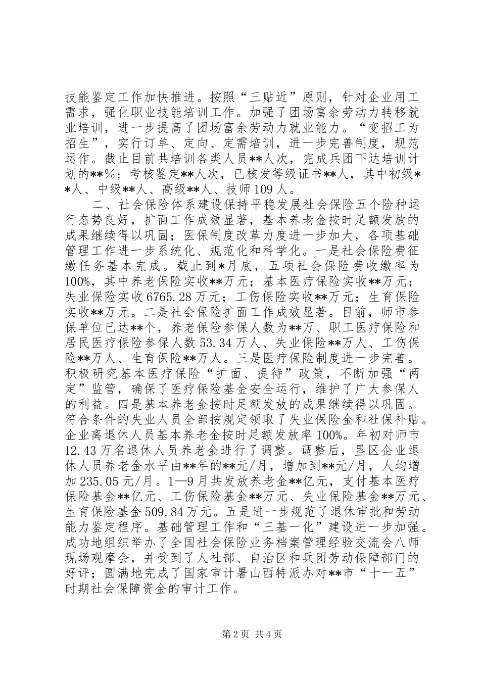 劳动局工作总结_第2页