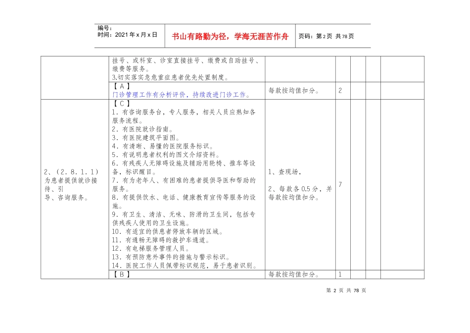 成都市医疗服务与质量评价标准_第2页