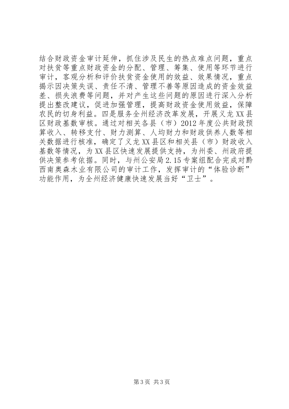 审计局年度工作总结暨次年工作打算_第3页