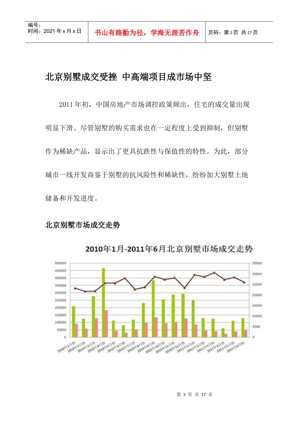 北京XXXX年别墅市场调查_第3页