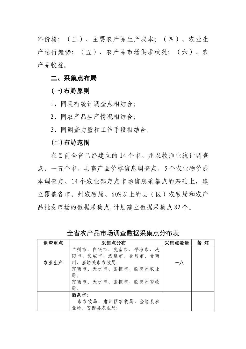 全省农产品市场调查工作方案_第2页