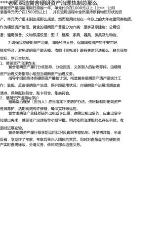 学校固定资产管理制度1 