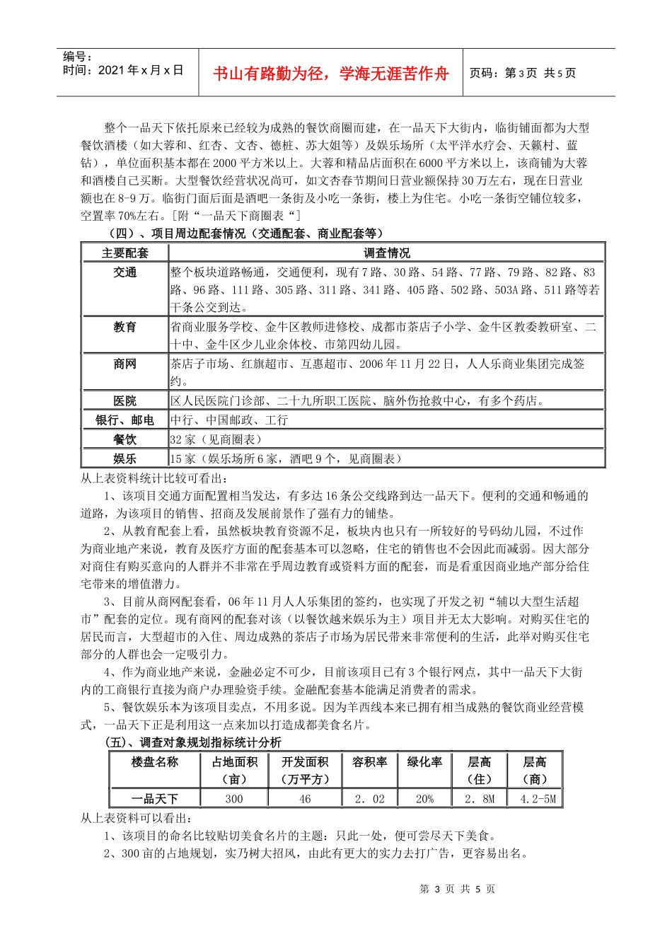 成都一品天下市场调查_第3页