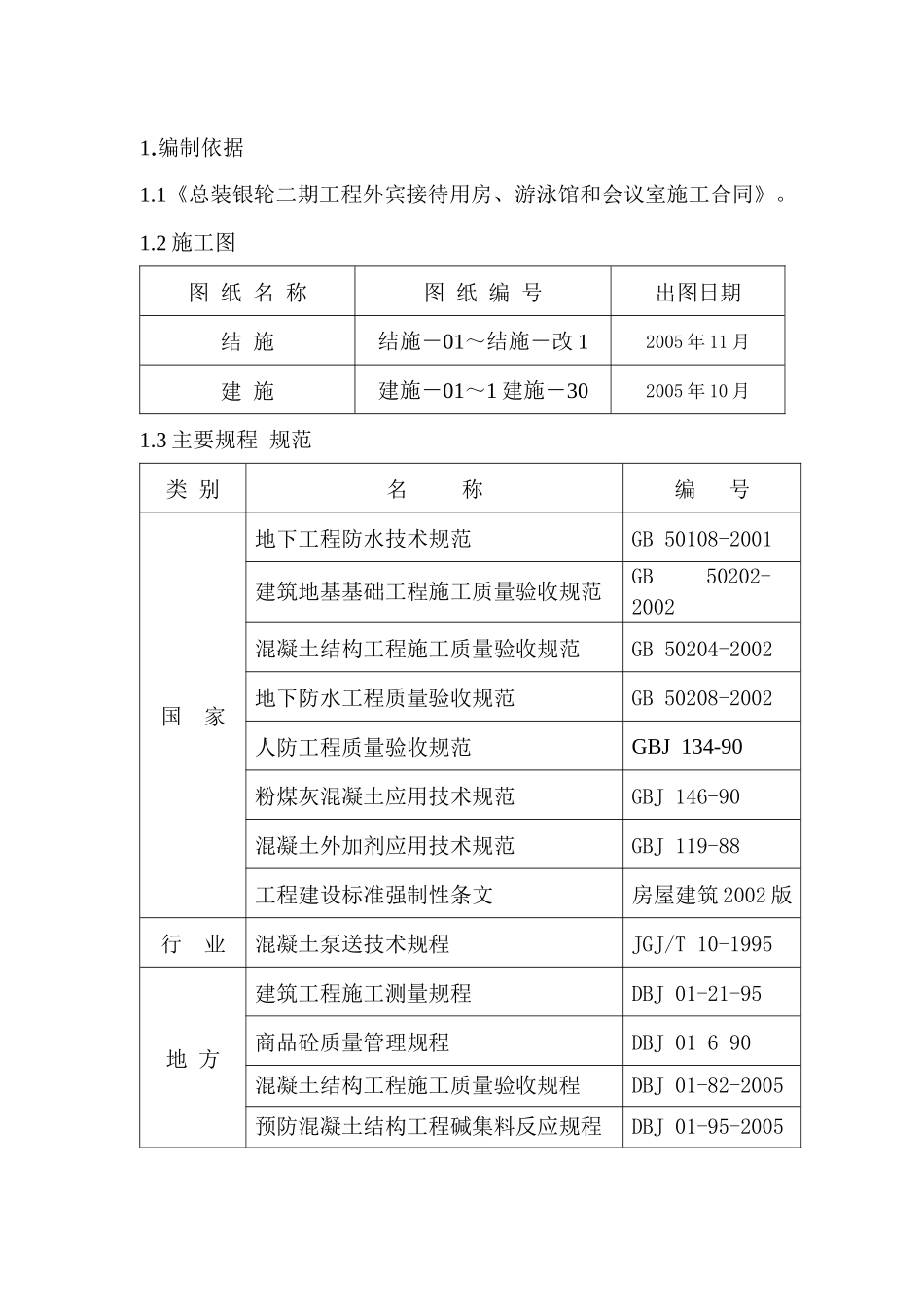 总装银轮二期接待楼混凝土施工方案_第1页