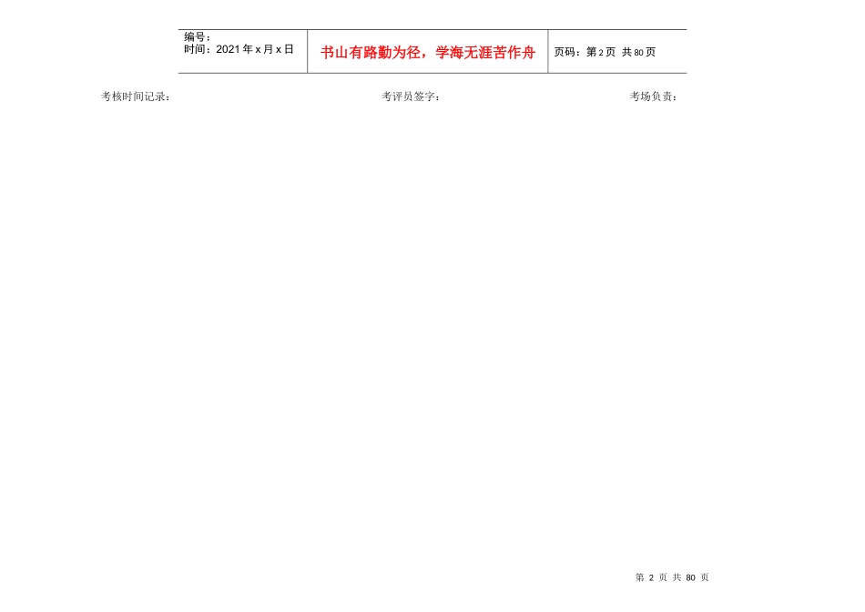 (中级)汽车维修工实操考试题目凸轮轴的检测_第2页