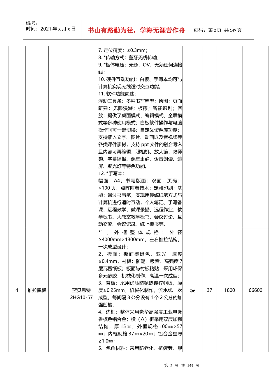 多媒体教学设备价格一览表_第2页
