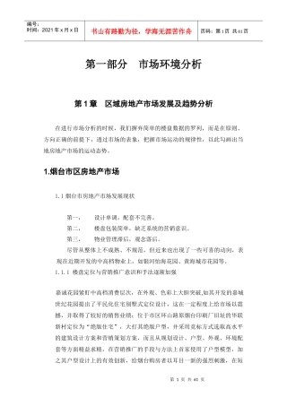 XXX新城全程策划营销方案(1)