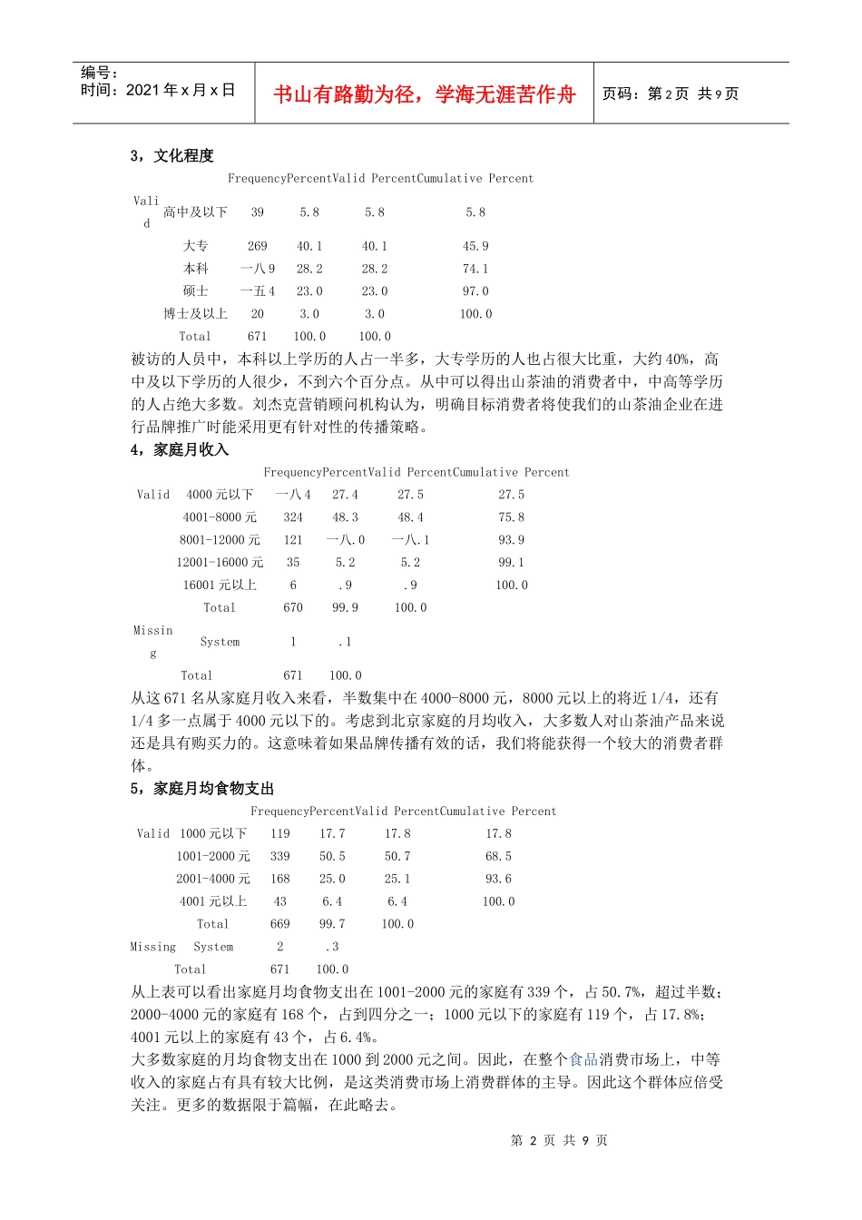 山茶油的消费者分析_第2页
