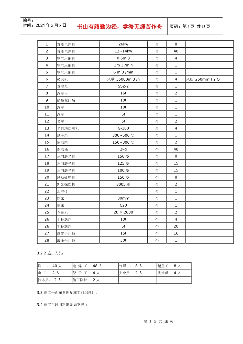 10000m 3 内浮顶油罐施工方案_第3页