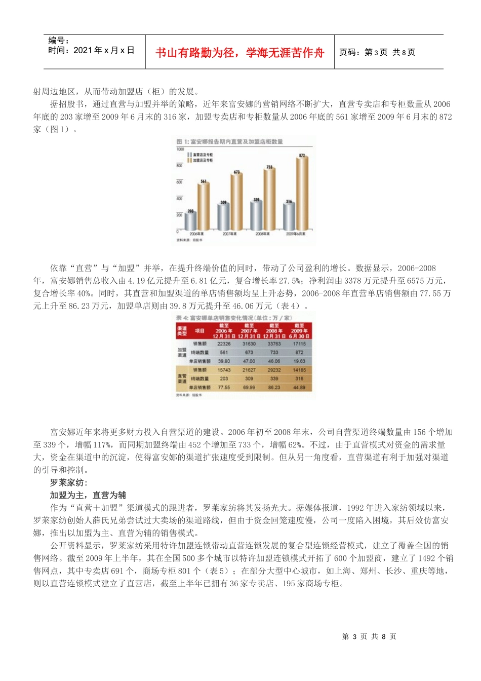 家纺行业恐现：渠道之争_第3页