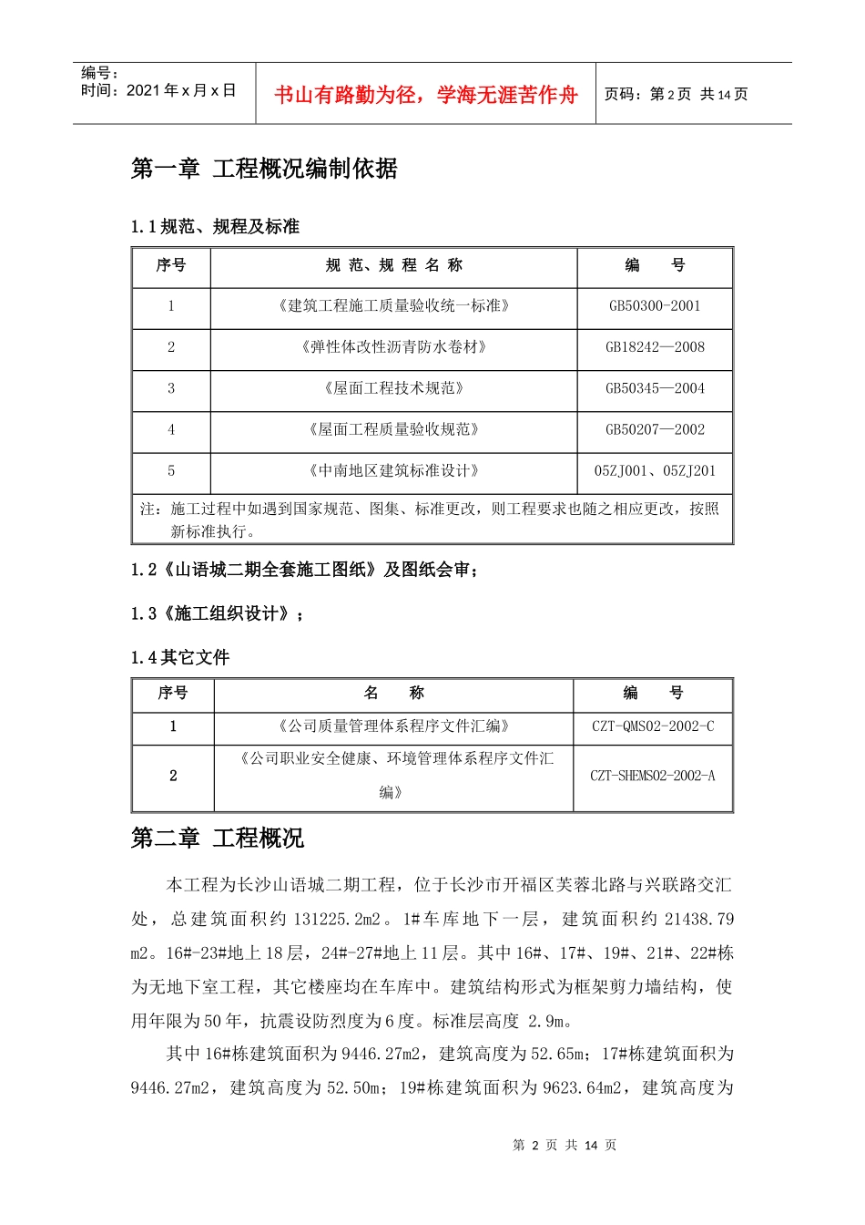 山语城二期屋面施工方案89_第2页