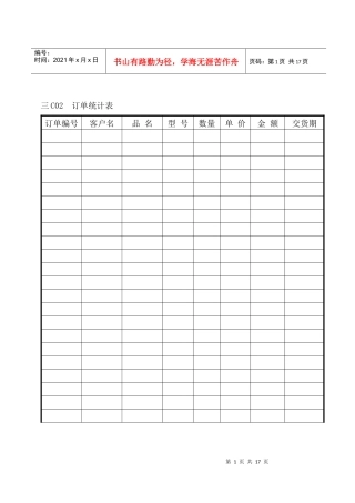 企业营销服务及客户管理表格