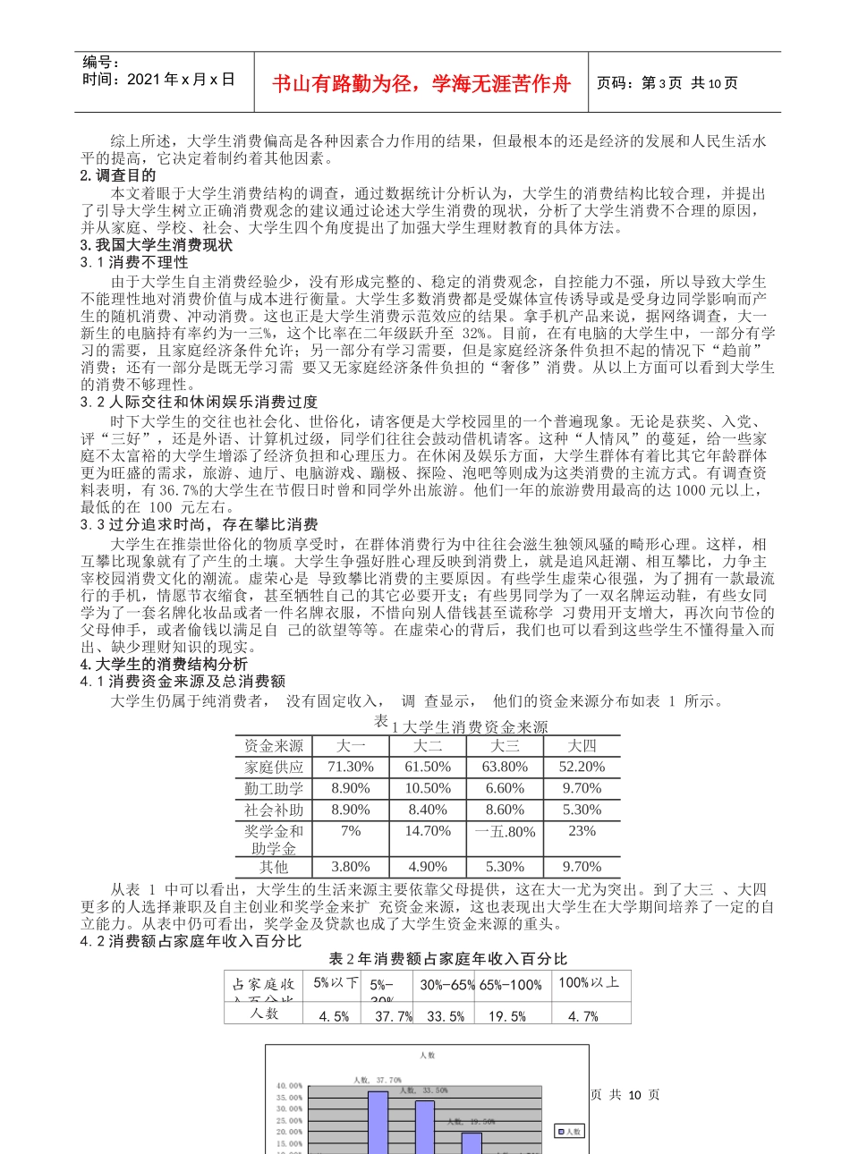 大学生消费现状调查与原因分析_第3页