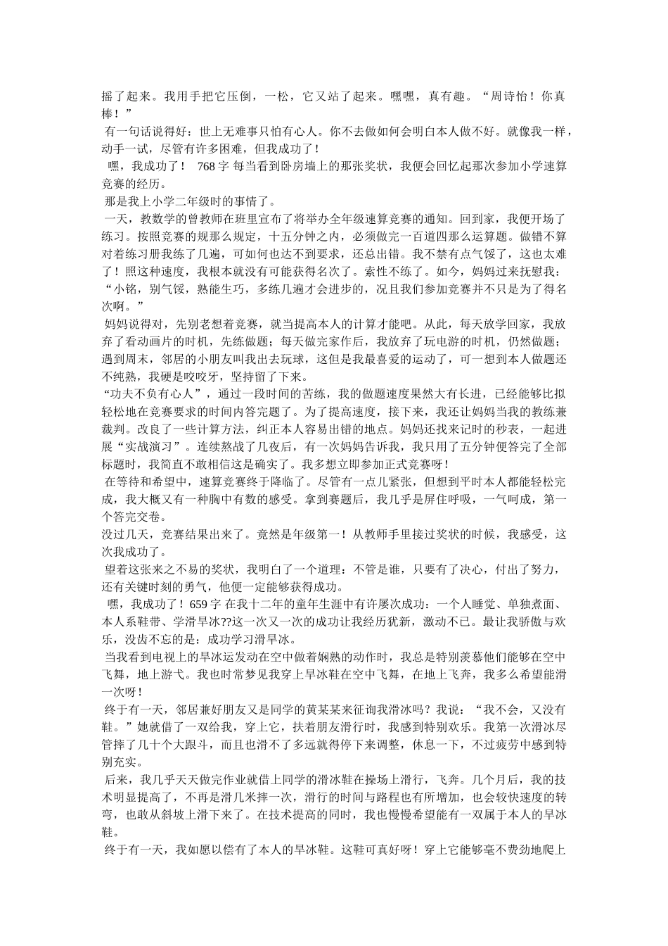 形容成功的文章 _第2页