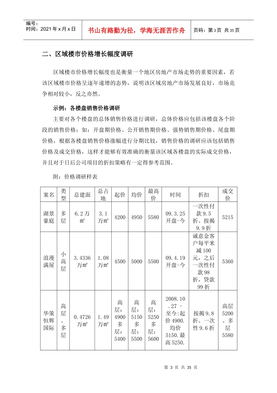 地产项目立项阶段销售策略_第3页