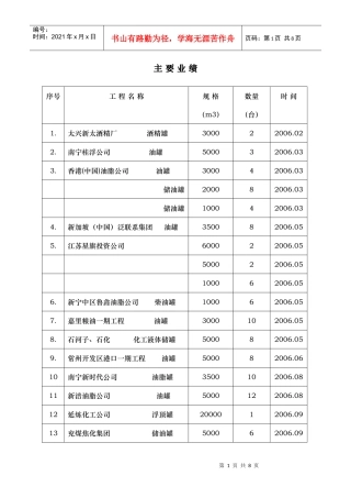 主要业绩doc-主要业绩
