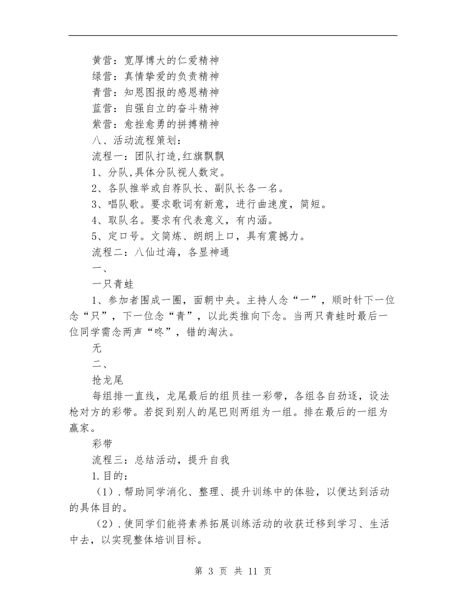 拓展策划书模板_第3页