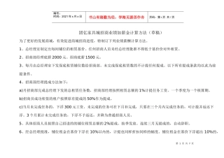 商城、商铺招商业绩加薪金计算方法