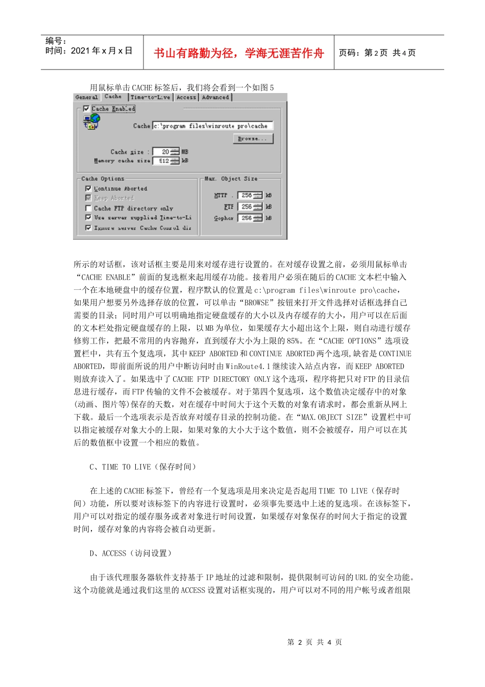 WinRoute代理服务器设置_第2页