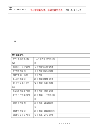 市场调查与市场预测