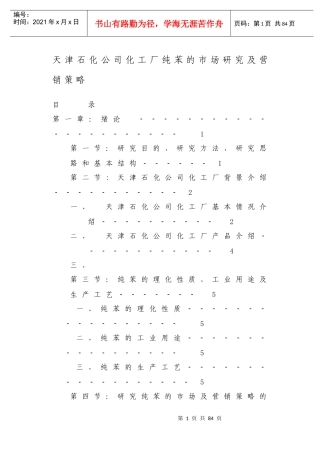 天津石化公司营销策略分析