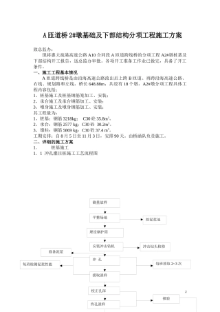 2#墩分项工程施工方案doc1234