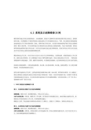 数控系统显示故障维修实例