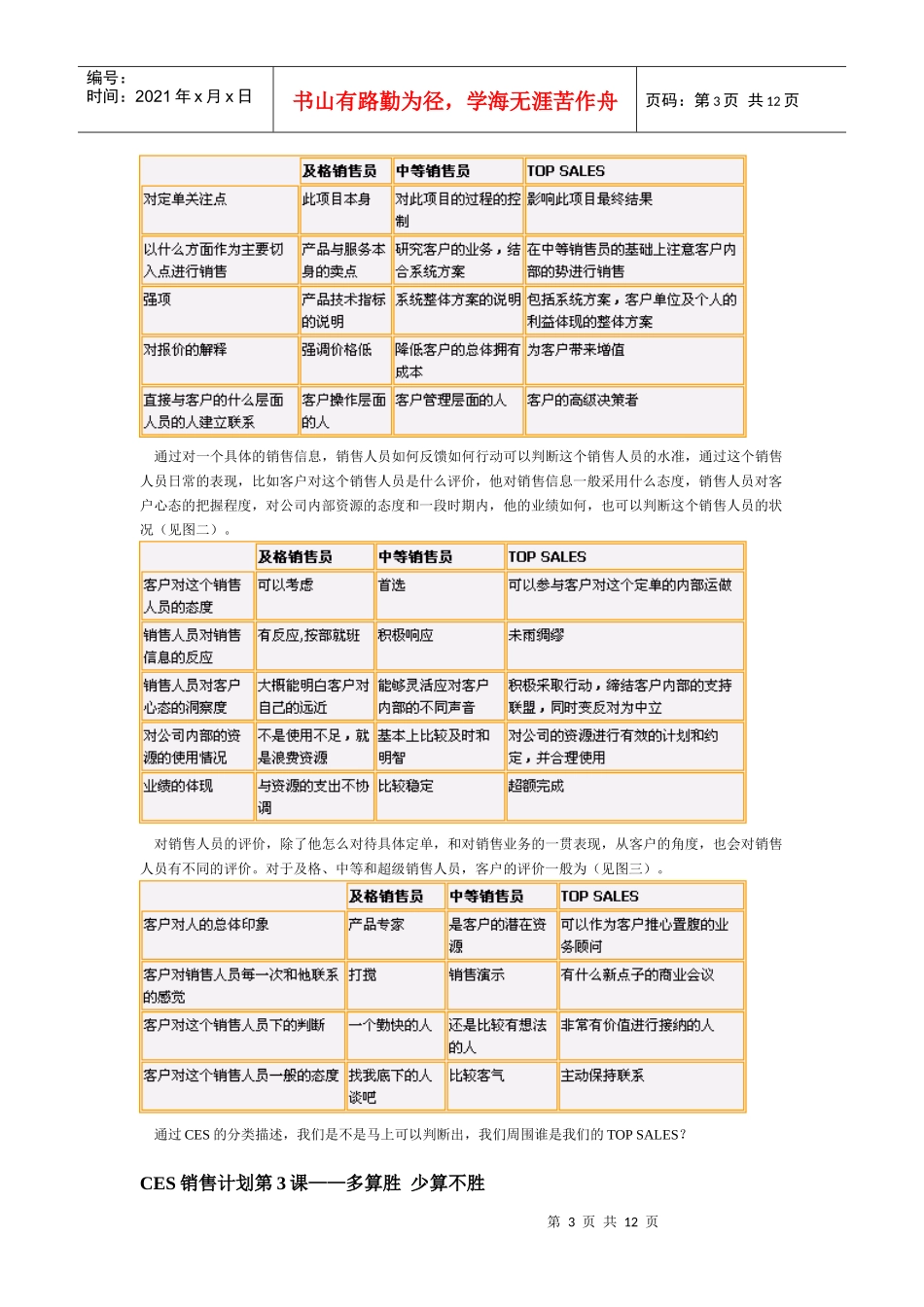 CES销售计划方案_第3页