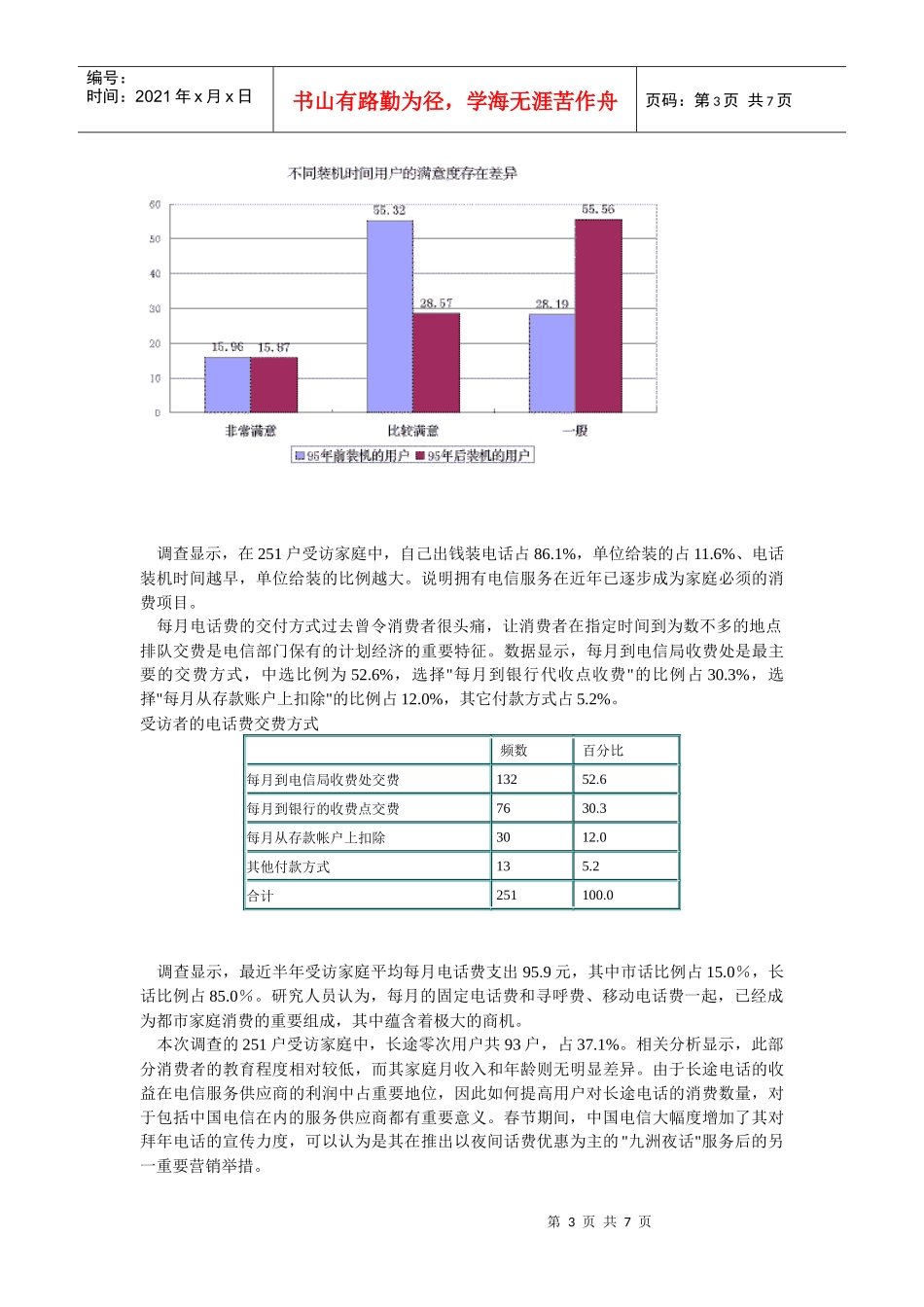 北京市民对电信服务的满意度调查_第3页