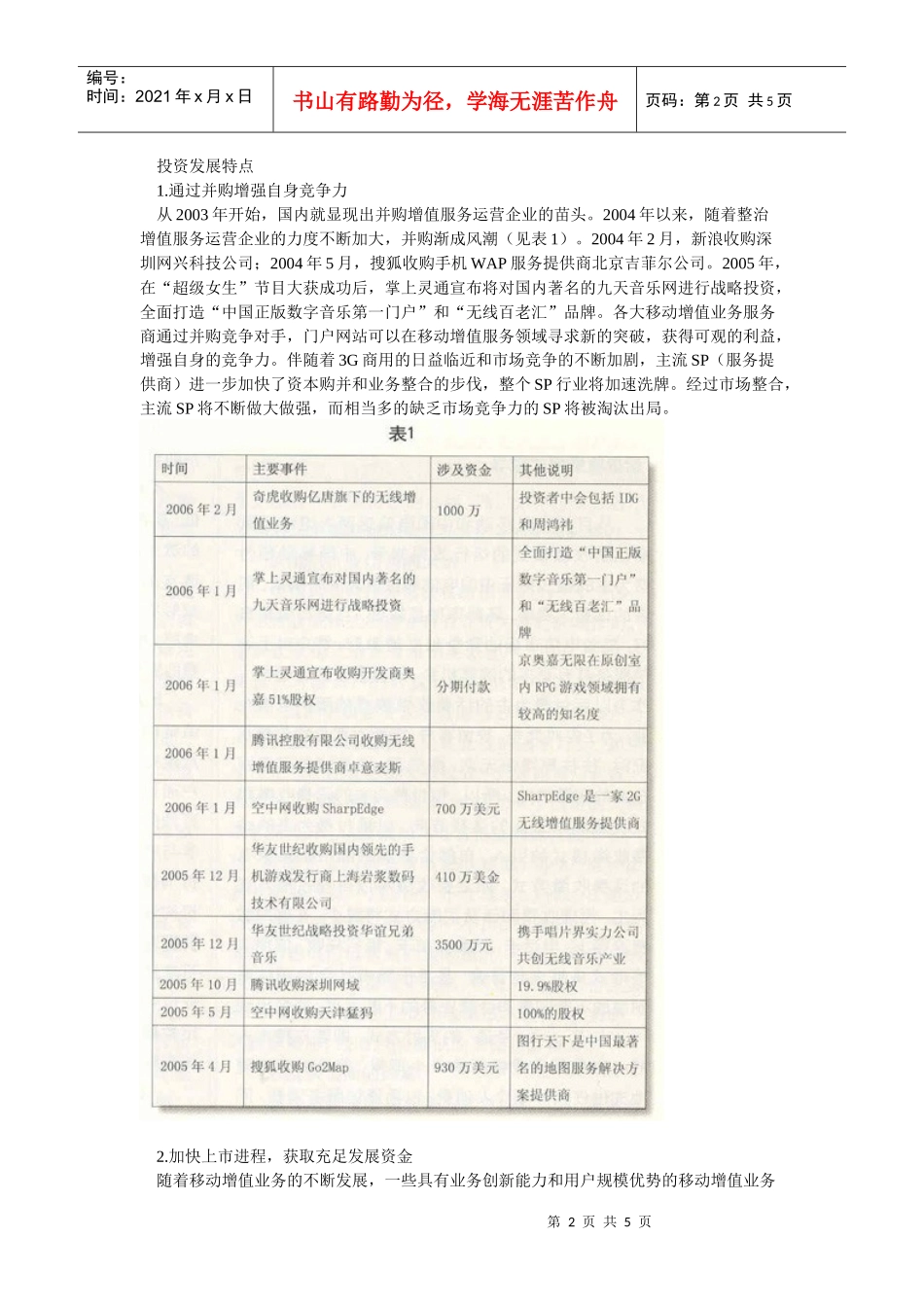 增值服务投资现状发展趋势(doc 5)_第2页